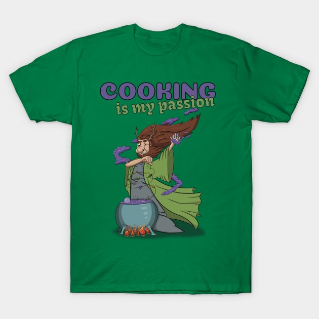 Cooking is my passion T-Shirt by FuntasticTales